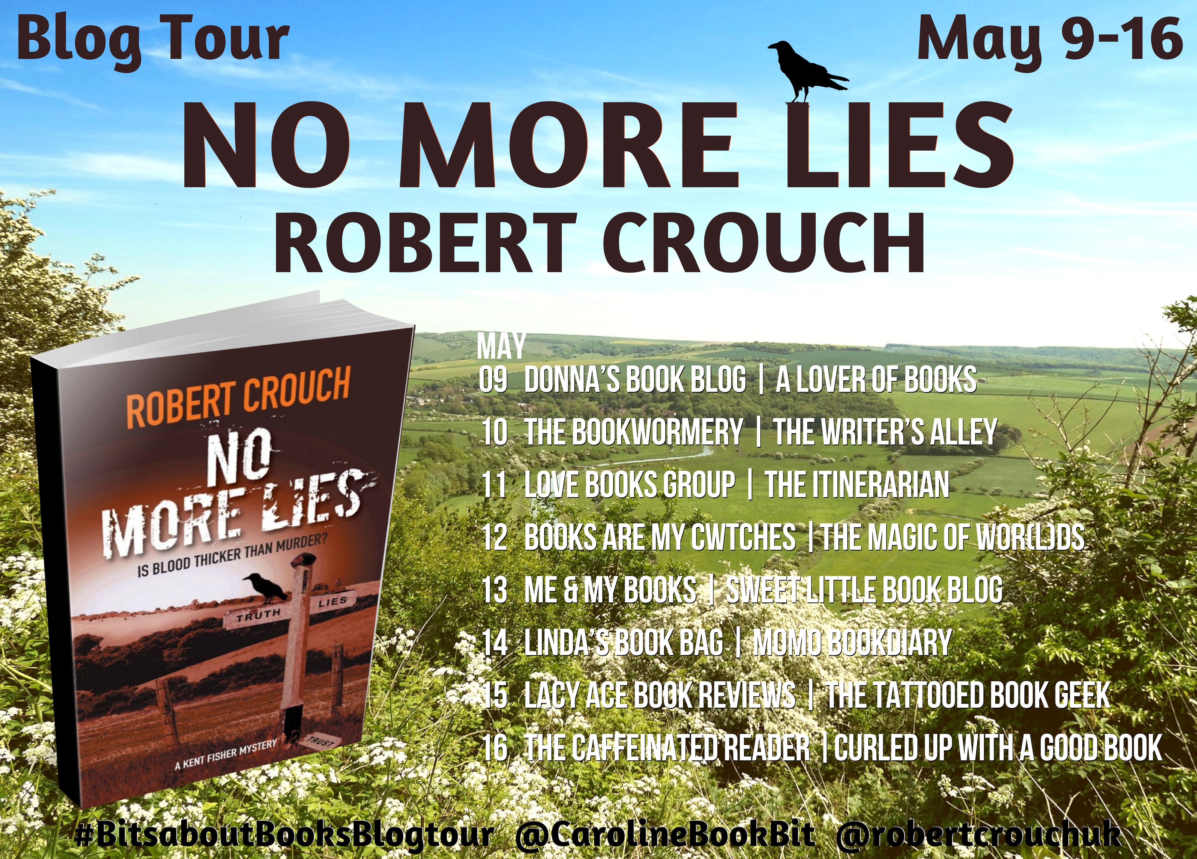 Blog Tour Poster No More Lies - Robert Crouch